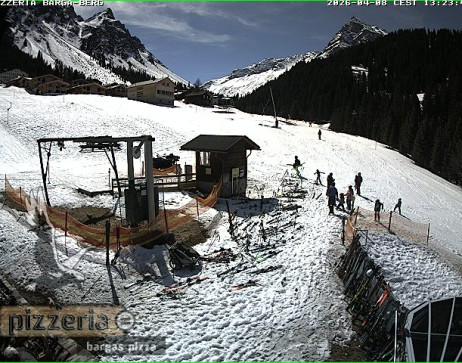Gargellen: Blick auf den berg